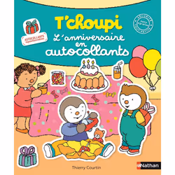 ISBN T'choupi L'anniversaire en autocollants : Le livre de Thierry Courtin, Enfant, 3 an(s), 7 an(s), 211 mm, 253 mm, 1 pièce ...