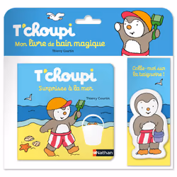 ISBN T'choupi Surprises à la mer - Mon livre de bain magique : Le livre de Thierry Courtin, Enfant, 3 an(s), 208 mm, 208 mm, ...