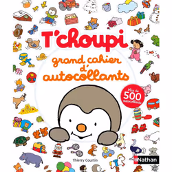 ISBN T'choupi Grand cahier d'autocollants : Le livre de Thierry Courtin, 80 pages