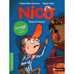ISBN Dyscool - Nico : Face à l'ours ! : Le livre de Hubert Ben Kemoun, Régis Faller, 64 pages