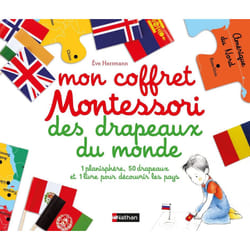 ISBN Mon coffret Montessori des drapeaux du monde : Le livre de Ève Herrmann
