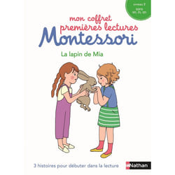 ISBN Le lapin de mia - Mon coffret premières lectures Montessori : Le livre de Chantal Bouvÿ, Sabine Hofmann, Amandine Meyer