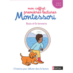 ISBN Mon coffret 1ères lectures Montessori niv 3 - Bozo et le tonnere : Le livre de Chantal Bouvÿ, Sabine Hofmann, Amandine Meyer