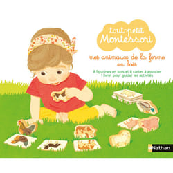 ISBN Tout-petit Montessori - Mes animaux de la ferme en bois : Le livre de Delphine Roubieu, Mizuho Fujisawa