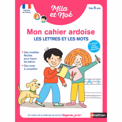 ISBN Mon cahier ardoise - Les lettres et les mots dès 5 ans : Le livre de Éric Battut, Nathalie Desforges, Marion Piffaretti, ...