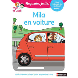 ISBN Regarde je lis ! Une histoire à lire tout seul - Mila en voiture Niv1 : Le livre de Éric Battut, Marion Piffaretti