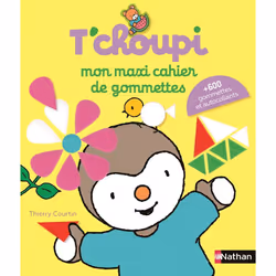 ISBN Mon maxi cahier de gommettes T'choupi : Le livre de Thierry Courtin, 60 pages