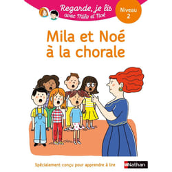 ISBN Regarde, je lis ! Une histoire à lire tout seul - Mila et Noé à la chorale - Niveau 2 : Le livre de Marion Piffaretti, Éric Battut