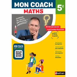 ISBN Mon coach Maths 5e : Le livre de Emmanuelle Lafont, Nicolas Herla, Éducatif, 96 pages
