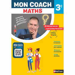 ISBN Mon coach Maths 3e : Le livre de Carole Feugère, Gilles Mora, Nicolas Herla, Éducatif, 96 pages