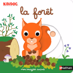 ISBN Mon imagier animé la forêt : Le livre de Nathalie Choux, 10 pages