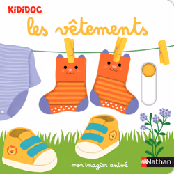 ISBN Mon imagier animé les vêtements : Le livre de Nathalie Choux, 10 pages