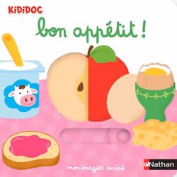 ISBN Mon imagier animé bon appétit ! : Le livre de Nathalie Choux, 10 pages