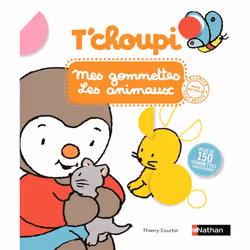ISBN T'choupi mes gommettes les animaux : Le livre de Thierry Courtin, 16 pages