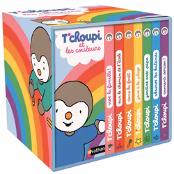 ISBN Ma petite bibliothèque - T'choupi et les couleurs : Le livre de Thierry Courtin, Enfant, 3 an(s), 7 an(s), 157 mm, 157 m ...