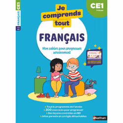 ISBN Je comprends tout - Français CE1 : Le livre de Véronique Calle, Candela Ferrandez, Éducatif, 72 pages
