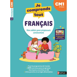 ISBN Je comprends tout - Français CM1 : Le livre de Anne Peltier, Clémence Lallemand