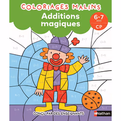 ISBN Additions magiques CP - Coloriages malins : Le livre de Isabelle Petit-Jean, Rémi Picard, Éducatif, 24 pages
