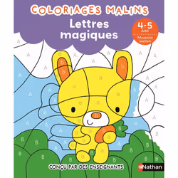 ISBN Lettres magiques MS - Coloriages malins : Le livre de Mariana Vidal, Julie Camel, Éducatif, 24 pages