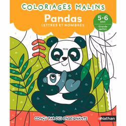 ISBN Coloriages malins - Pandas lettres et nombres - 5-6 ans GS : Le livre de Florence Nidelet, Émilie Lapeyre, Éducatif, 24 ...