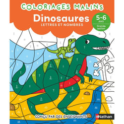 ISBN Coloriages malins - Les dinosaures lettres et nombres - 5-6 ans GS : Le livre de Stéphanie Morisson, Da-Fanny
