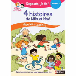 ISBN Regarde je lis ! 4 histoires de Mila et Noé Vive les copains ! Niv 1 : Le livre de Éric Battut, Marion Piffaretti, Éduca ...