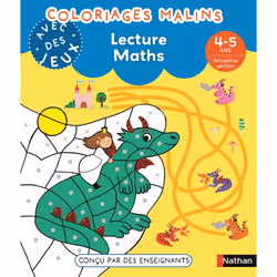 ISBN Coloriages malins avec des jeux - Lecture Maths 4-5 ans MS : Le livre de Bénédicte Colin, Christelle Chambon, Mariana Vi ...