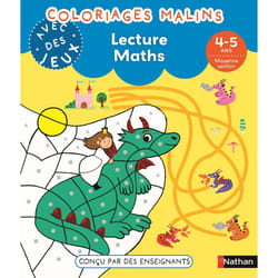 ISBN Coloriages malins avec des jeux - Lecture Maths 4-5 ans MS : Le livre de Bénédicte Colin, Christelle Chambon, Mariana Vidal, Mélanie Combes, Marie-Hélène Van Tilbeurgh