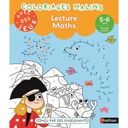 ISBN Coloriages malins avec des jeux - Lecture Maths 5-6 ans GS : Le livre de Bénédicte Colin, Christelle Chambon, Mariana Vidal, Manon Paumard