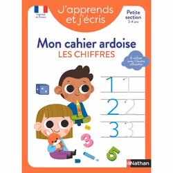 ISBN J'apprends et j'écris - Mon cahier ardoise Les chiffres PS : Le livre de Stéphanie Grison, Estelle Maddedu, Éducatif, 32 ...