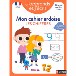 ISBN J'apprends et j'écris - Mon cahier ardoise Les chiffres GS : Le livre de Stéphanie Grison, Sophie Rohrbach, Éducatif, 32 ...