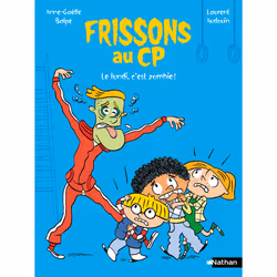 ISBN Frissons au CP - Lundi, c'est zombie ! : Le livre de Anne-Gaëlle Balpe, Laurent Audoin, 32 pages