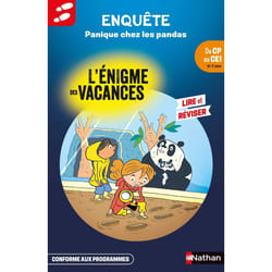 ISBN Enigmes des Vacances CP-CE1 Panique chez les pandas : Le livre de Claudine Aubrun, Vincent Duquesne, Laurent Audoin