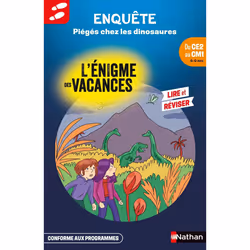 ISBN L'énigme des vacances du CE2 au CM1 - Piégés chez les dinosaures : Le livre de Claudine Aubrun, Pierre Colin, Fredéric M ...