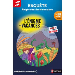 ISBN L'énigme des vacances du CE2 au CM1 - Piégés chez les dinosaures : Le livre de Claudine Aubrun, Pierre Colin, Fredéric Multier