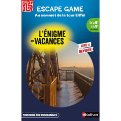 ISBN Enigme des vacances Escape game de la 6ème à la 5ème - Au sommet de la Tour Eiffel : Le livre de Sophie Adriansen, Théo Calméjane