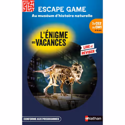 ISBN Escape game CE2-CM1: Au muséum d'histoire naturelle : Le livre de Sophie Adriansen, Marie Toury, Éducatif, 96 pages