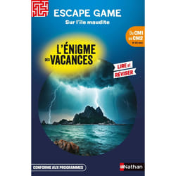 ISBN Enigme des vacances Escape game du CM1 au CM2 - Sur l'île maudite : Le livre de Sophie Adriansen, Terkel Risbjerg