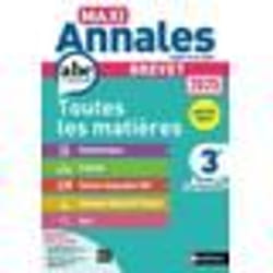 Maxi Annales Brevet. Edition 2025
