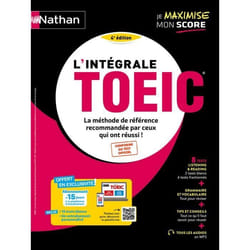 Nathan - Lintegrale TOEIC® - La methode de reference pour reussir le TOEIC® - Conforme au test officiel 2024-2025 - - Murdoch-Ster