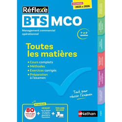 Nathan - Toutes les matières - BTS MCO - Reflexe - 2025-2026 - - Besson Pascal/Bonnet-Piron Daniel/Chacon Benito Marie-Jose/Garnier