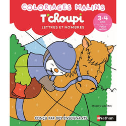 ISBN T'choupi Lettres et nombres 3-4 ans petite section - Coloriages malins : Le livre de Thierry Courtin