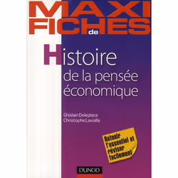 ISBN Histoire De La Pensee Economique, histoire, Français