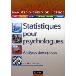 ISBN Manuel Visuel De Statistique Pour Psychologues