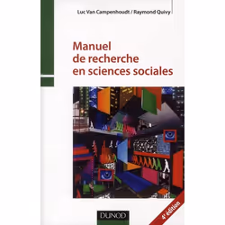 ISBN Manuel De Recherche En Sciences Sociales (4e Edition), société, Français