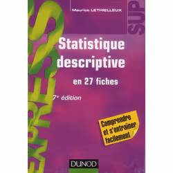 ISBN Statistique Descriptive En 27 Fiches (7e Edition), Business & finance, Français, Livre broché