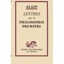 ISBN Lettres sur la philosophie première, philosophie, Français, 128 pages