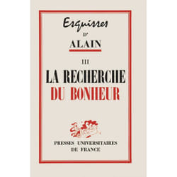 ISBN Esquisses. Recherche du bonheur. Tome 3 livre philosophie Français
