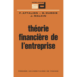 ISBN Théorie financière de l'entreprise livre Économie Français