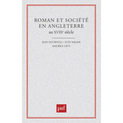 ISBN Roman et société en Angleterre au XVIIIe siècle livre Littérature Français